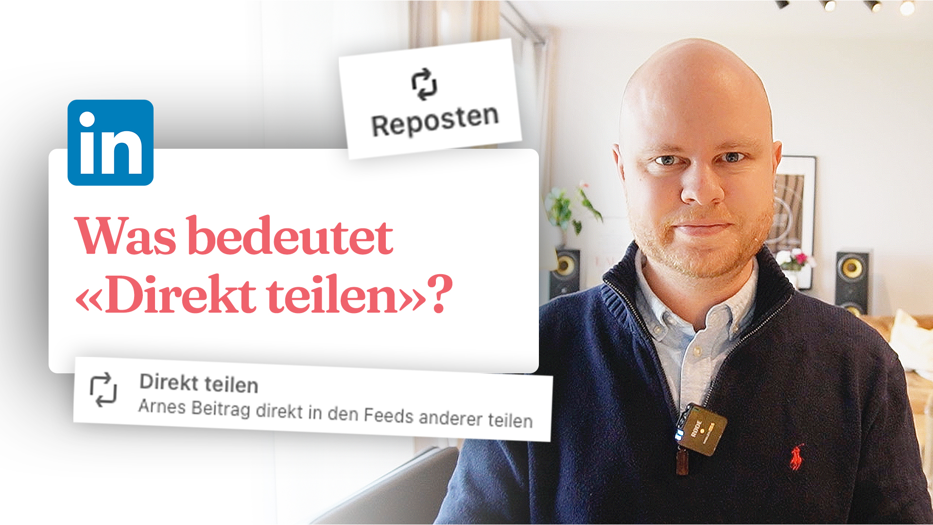 LinkedIn: Was bedeutet „Direkt teilen“?