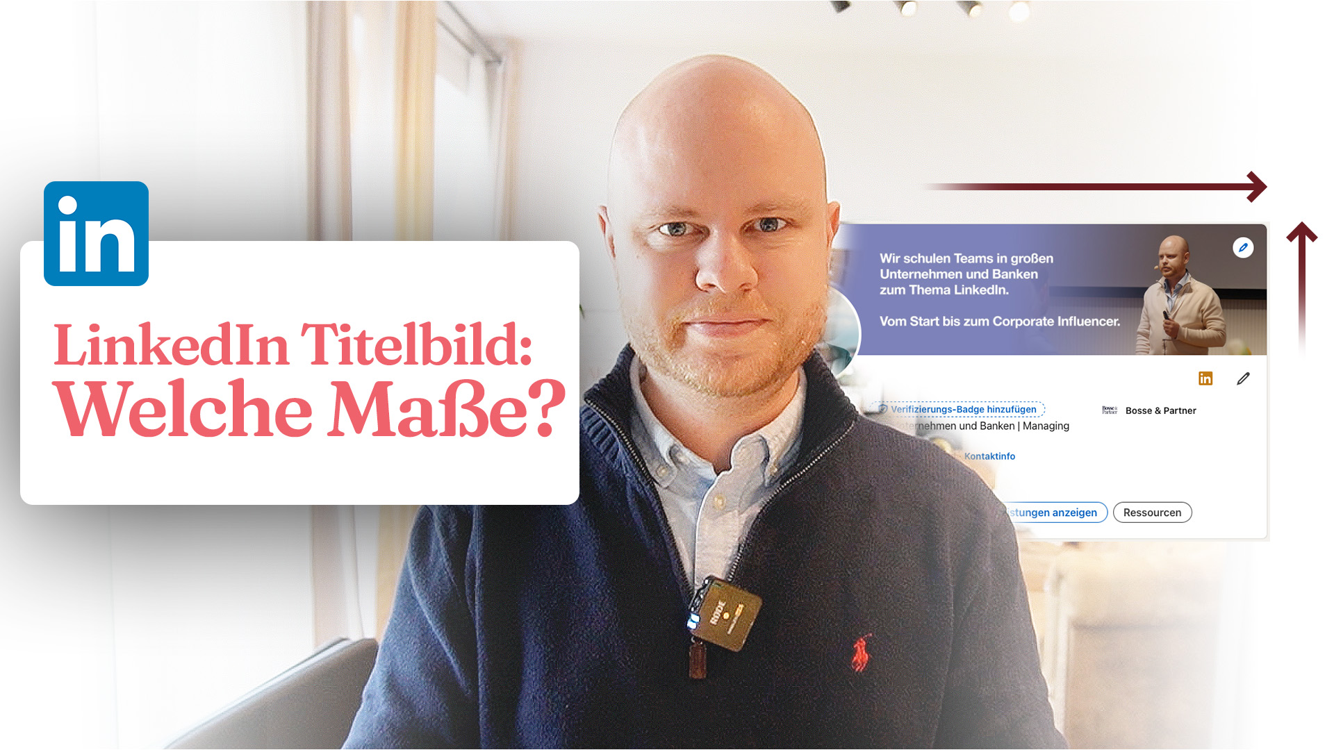 LinkedIn Banner: Die richtigen Maße 2026 für das Titelbild!